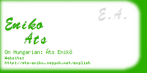 eniko ats business card